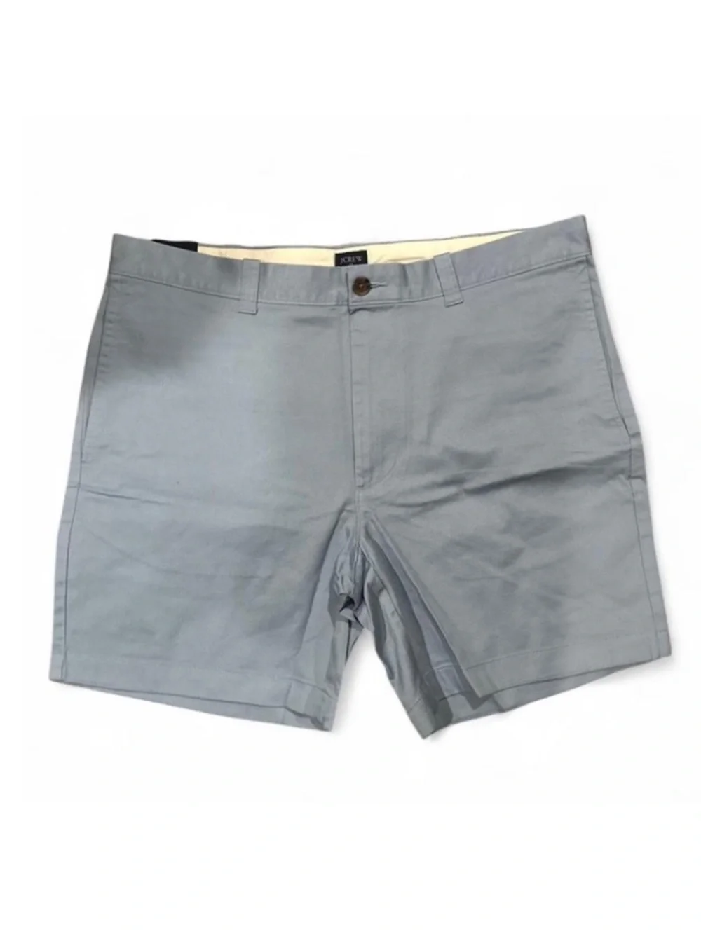 J.Crew Men's Light Blue 7-in Inseam Flat Front Shorts Size Waist 35 in.